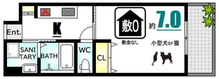 THE GIULIA ORIENT BLD No.125【13階】の間取り