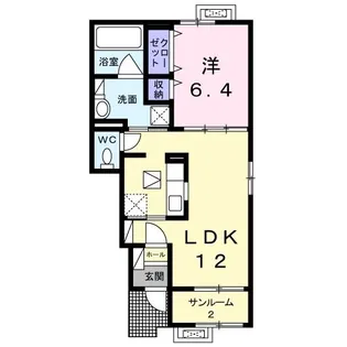 マーキュリーC【1階】の間取り