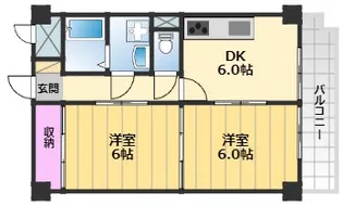 バルビゾン光明池【4階】の間取り