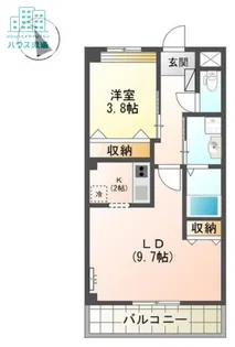 コーポNAKASHIMA【1階】の間取り