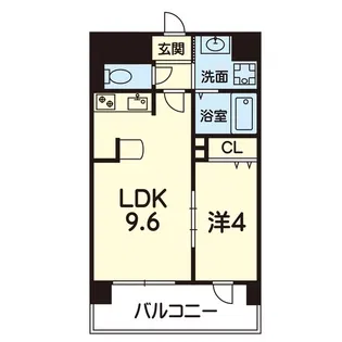 ライズ代継橋【7階】の間取り