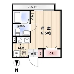 香林II中野新橋【2階】の間取り