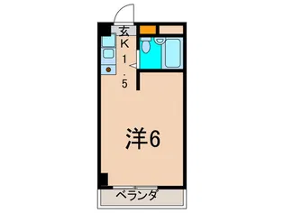 ラウンドマンションII【4階】の間取り