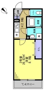 AJ津田沼【2階】の間取り