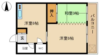 愛知県豊田市平芝町8【マンション】の間取り