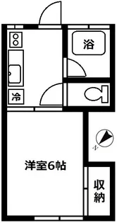 カレッジハイツ常見【2階】の間取り