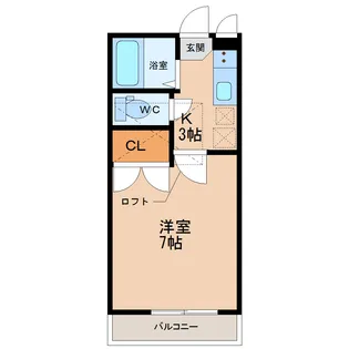 ファミーユ70【2階】の間取り