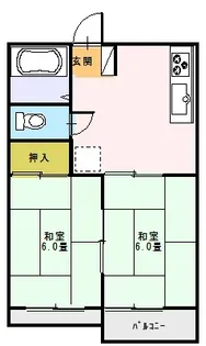 カーサ鍋島【2階】の間取り