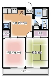グリンヒルA【2階】の間取り