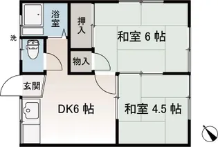 香陽荘【1階】の間取り