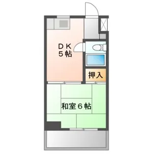 中央ビル【4階】の間取り