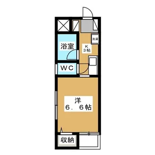 メゾンカゴミヤII【1階】の間取り