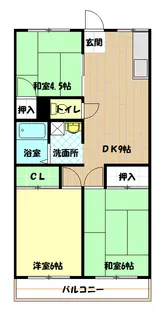 バローレジデンス【3階】の間取り