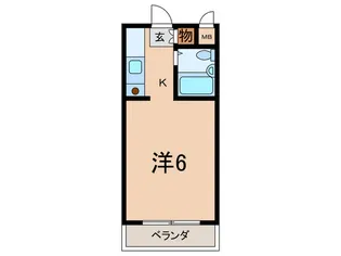 北昭和福富マンション【4階】の間取り