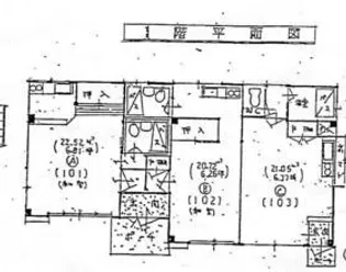 ソルジェンテ大岩【1階】の間取り