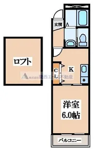 エリジウム【3階】の間取り