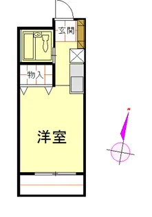 サンハイツ【2階】の間取り