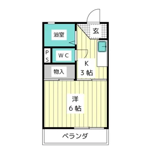 コーポ水野【2階】の間取り