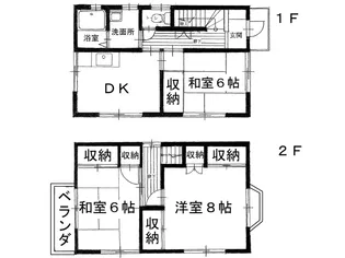 香川県観音寺市出作町【一戸建】の間取り