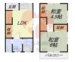 八野ハイツ加茂の間取り