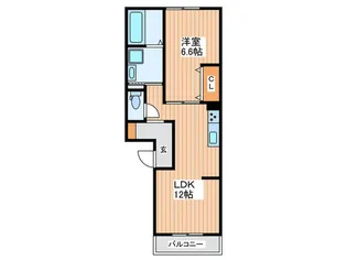 アリーナ栄町【1階】の間取り