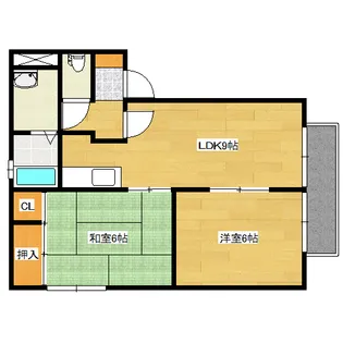 セゾンアムール【2階】の間取り