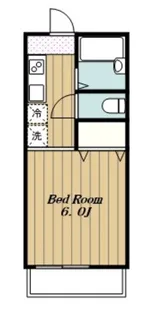 旭ハイツ【2階】の間取り