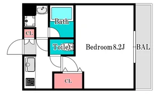 CasaGrande学南町【3階】の間取り