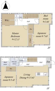 埼玉県さいたま市浦和区岸町2【一戸建】の間取り