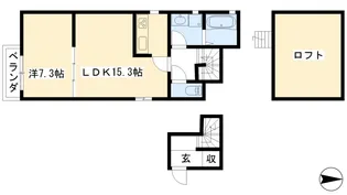京都府京都市左京区北白川久保田町【一戸建】の間取り