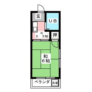 服部第2ビル【1階】の間取り