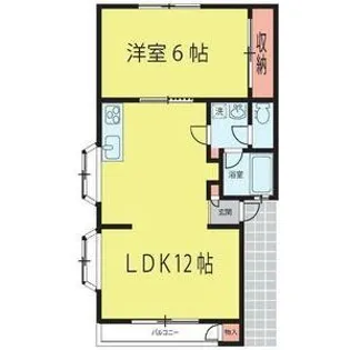 メゾンきむら【1階】の間取り