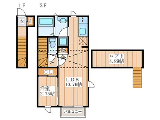 グレイス桜木町【2階】の間取り