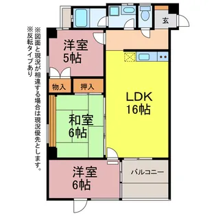 ウエスト1【2階】の間取り