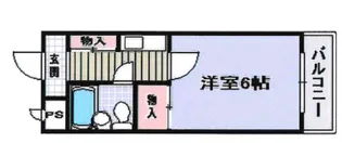 ラシャンブル福田1号館【3階】の間取り