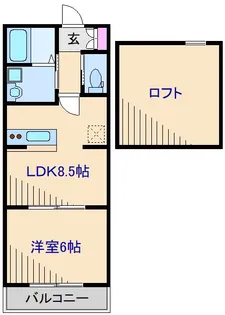 アトラス菊名【2階】の間取り