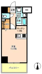 ひらいちセブン【9階】の間取り