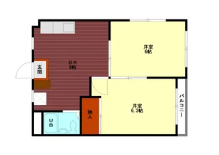 メゾンソニア【3階】の間取り