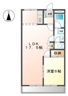 エスポワール祇園A B B【1階】の間取り