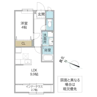 キルシュ・ブリューテ A【1階】の間取り