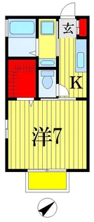 ラヴァ・フロー【1階】の間取り