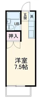 プリンスヒルB【2階】の間取り