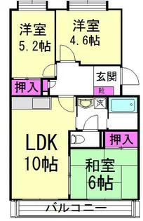 神奈川県藤沢市湘南台4【マンション】の間取り