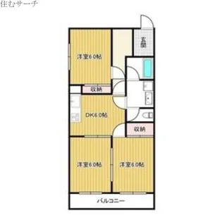 エスペランサ【3階】の間取り