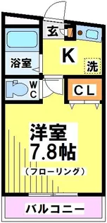 東京都三鷹市中原4【マンション】の間取り