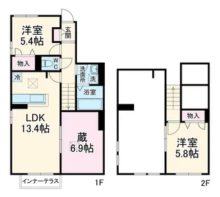 アイビスコートIIの間取り