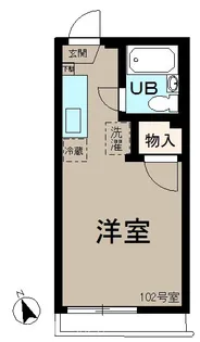 グリーンハイツ・YOSHIDA【2階】の間取り