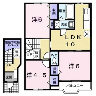 3LDKの間取り画像
