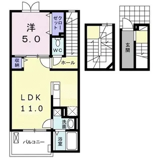 エクセル【3階】の間取り