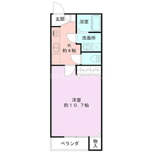 新潟県新潟市中央区愛宕3【アパート】の間取り